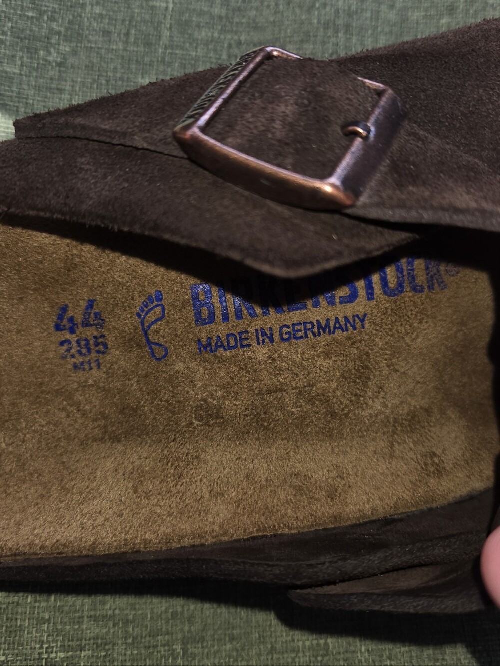 Birkenstock Boston Soft Footbed Suede Clogs Mocha Brown Size 44 EU / Men's 11 - Picture 9 of 10